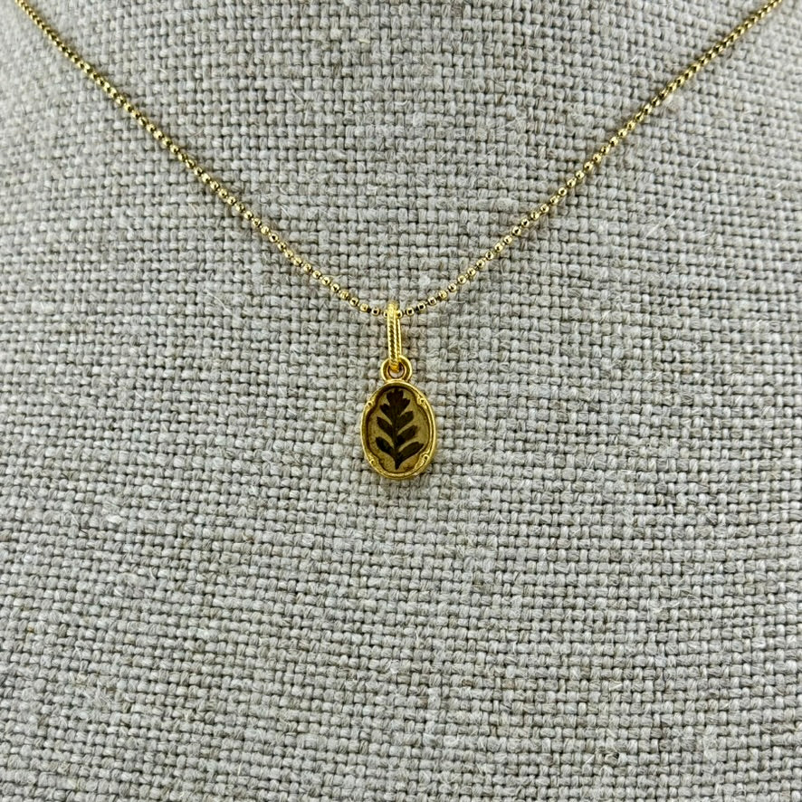 Botanical Necklace Tiny Fern