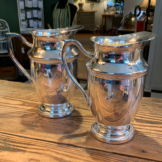 Silver Plated Pitchers (2)