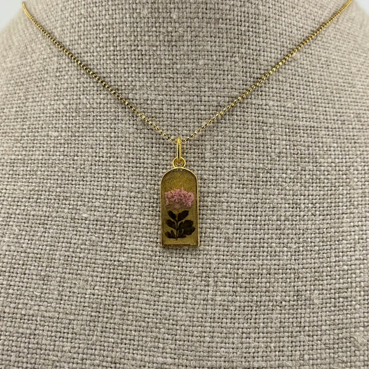 Botanical Necklace Pink