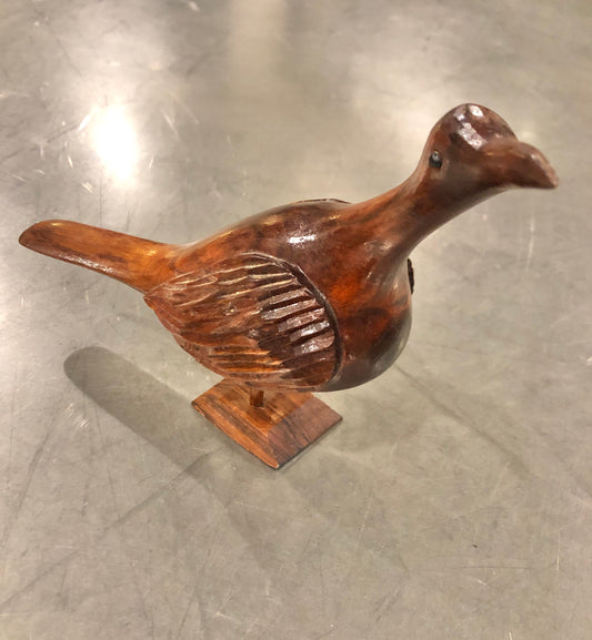 Carved Bird Figurine