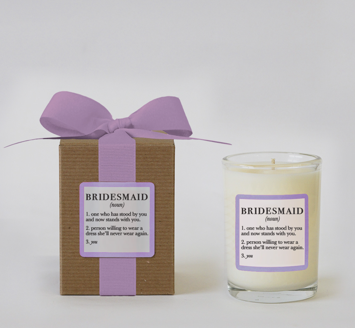 Ella B. Candles - Bridesmaid Definition