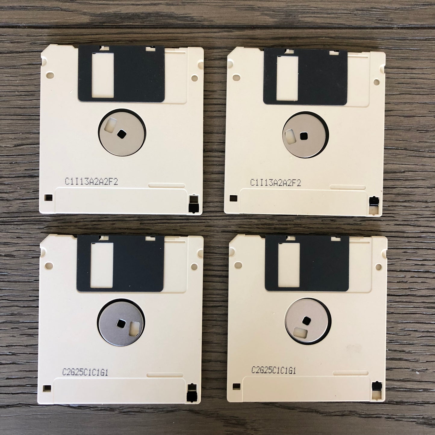 Floppy Disk Coaster Set