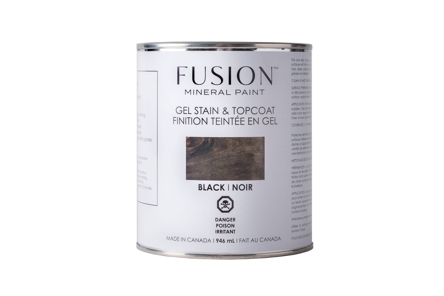 Fusion Gel Stain & Topcoat, Quart