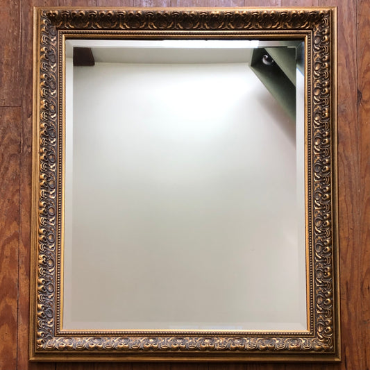 Large Mirror In Gold Frame