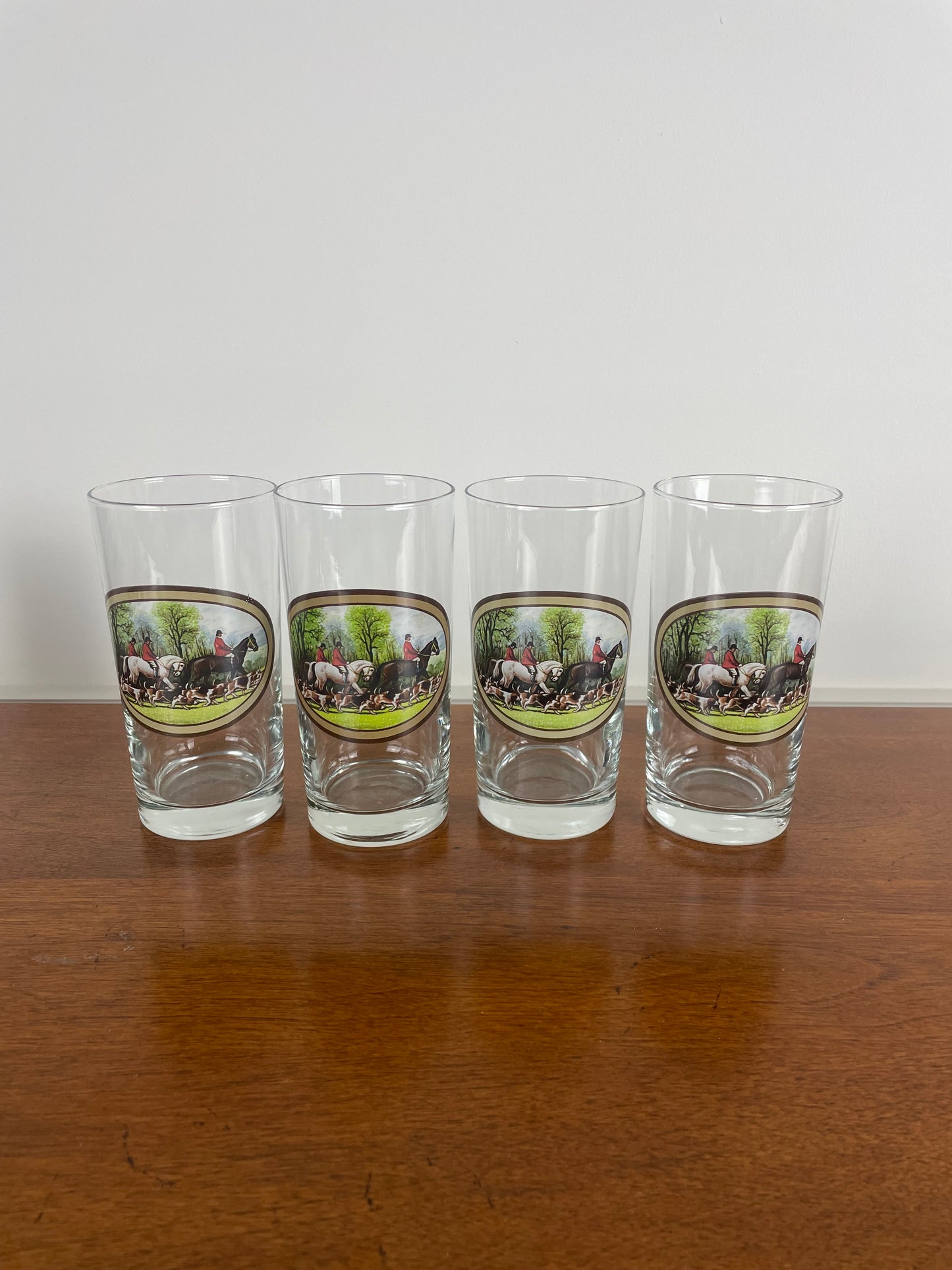 Hunt Club Glasses, Set of 4