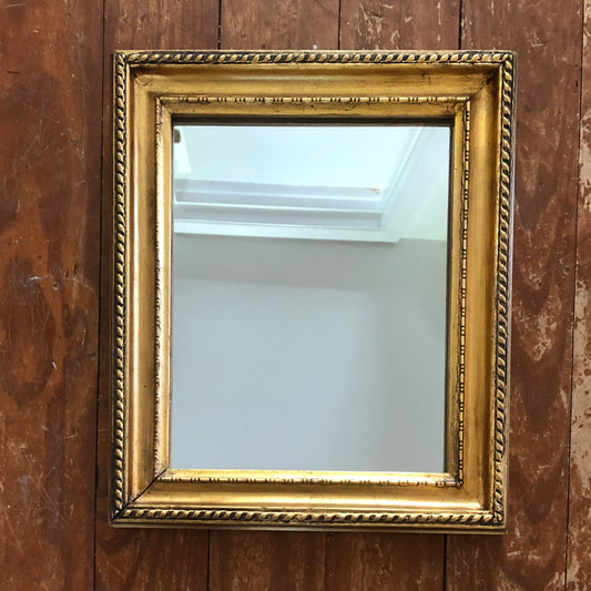 Small Mirror In Gold Frame