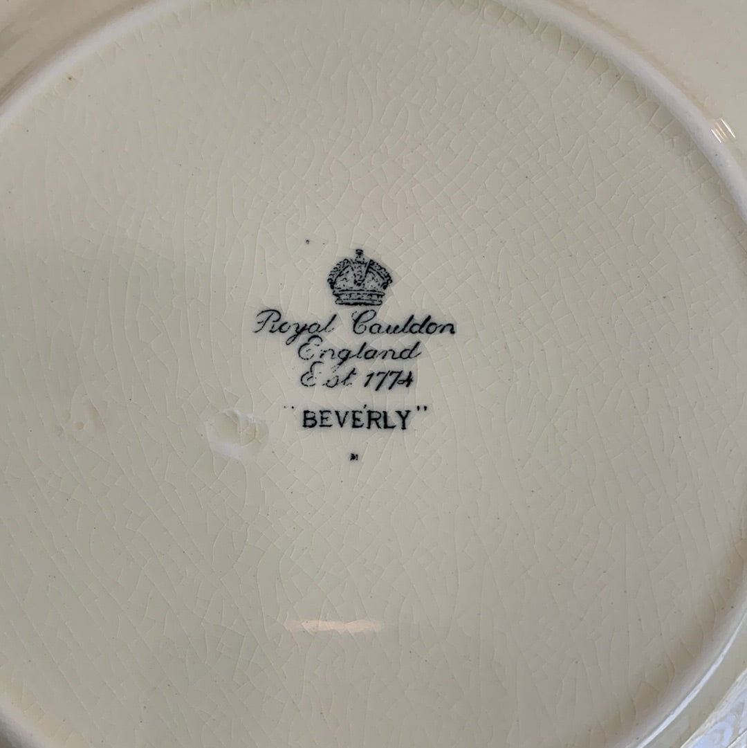 Vintage Royal Cauldon Plates, set of 8