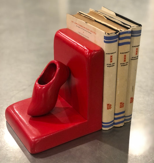 Wooden Shoe Bookend