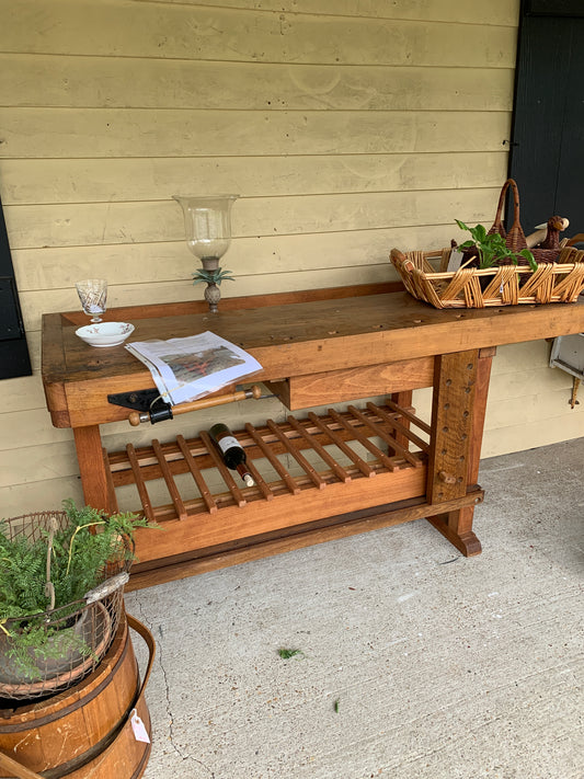 Restored Carpenter's Workbench
