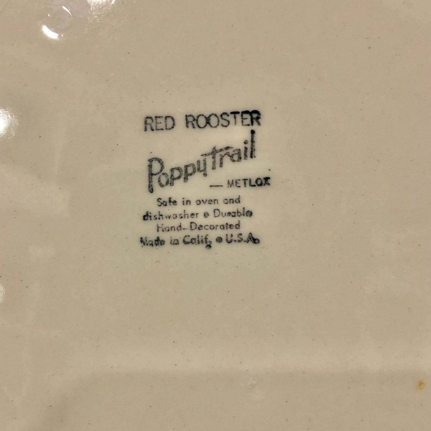 Poppytrail Red Rooster Serveware