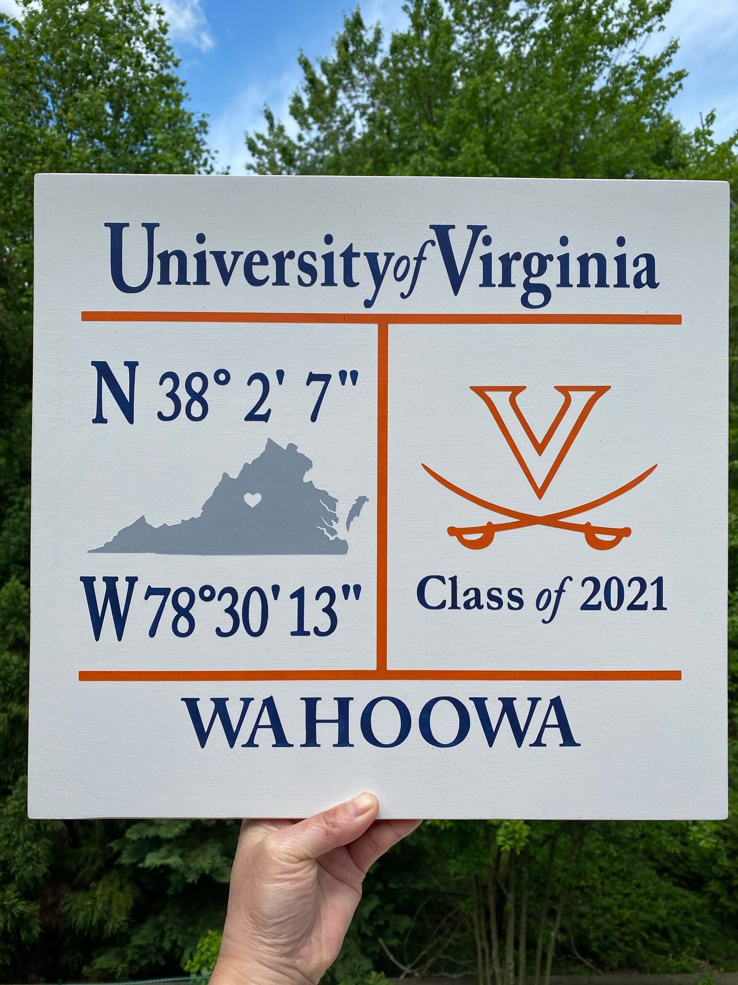Wood UVA Sign, Personalize It!