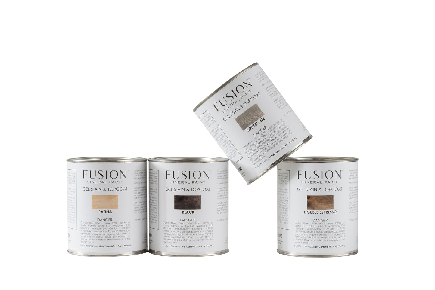 Fusion Gel Stain & Topcoat, Quart