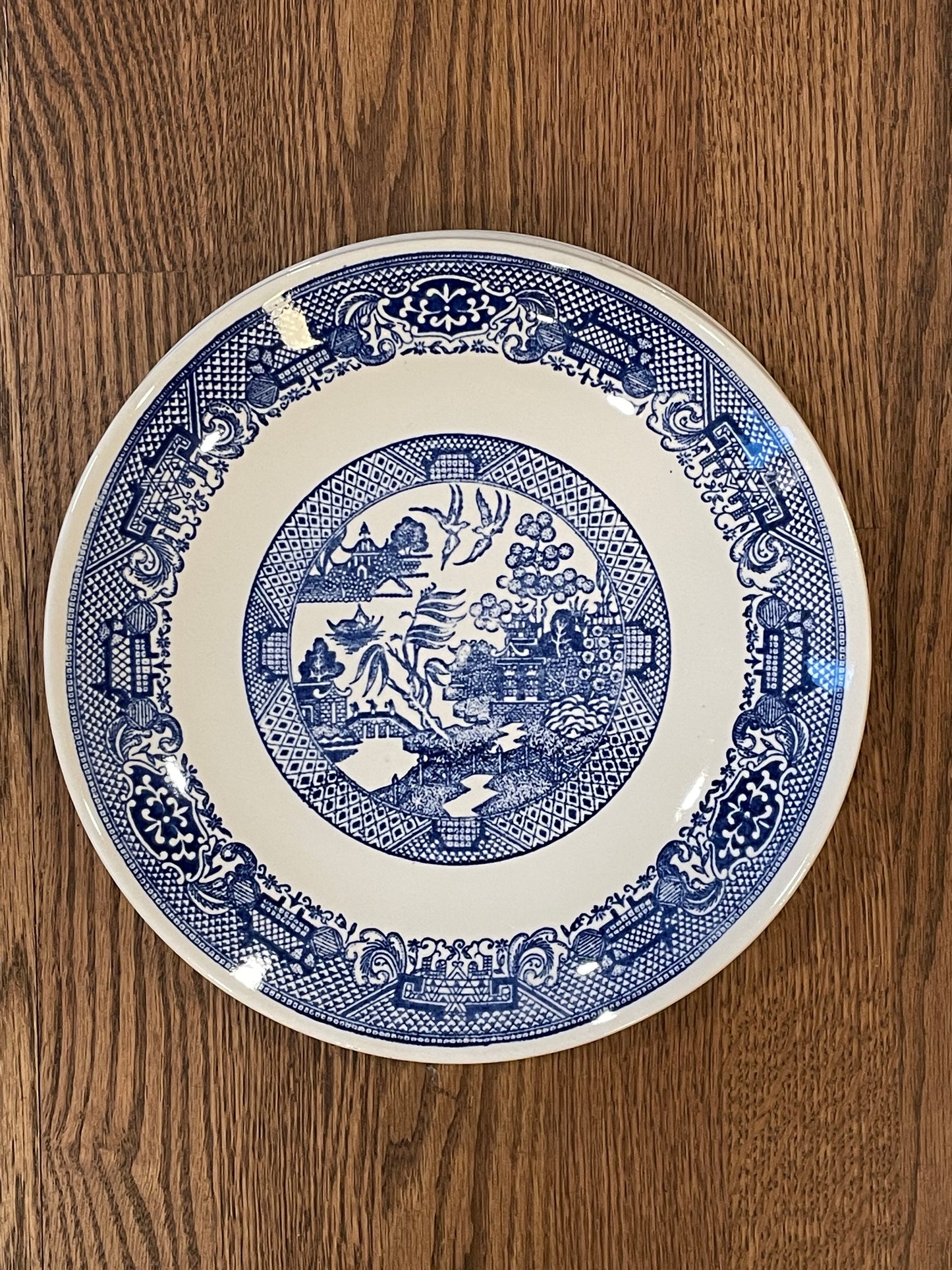 Blue Willow Pattern dinner plate
